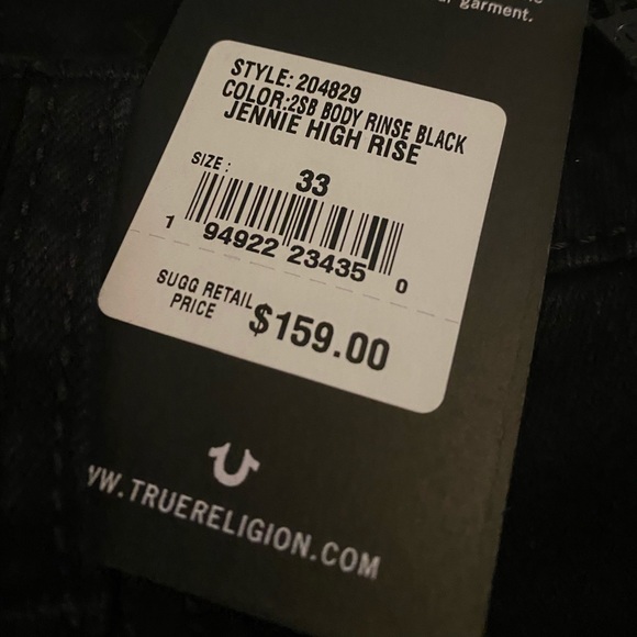 True Religion Women’s- Jenny Curvy Skinny Jeans - Picture 3 of 6